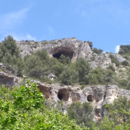 Maison Au Coeur De Fontaine De Vaucluse, Nichee Sur Le Rocher Et Surplombant La Sorgue Экстерьер фото